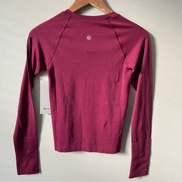 NWT Lululemon Swiftly Tech Long-Sleeve Shirt 2.0 *Race Length Deep Luxe Size 2 - Picture 2 of 7